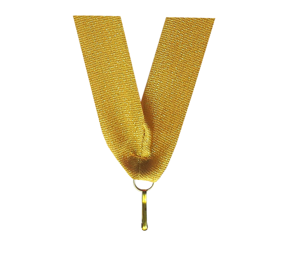 10er Pack Bänder Breite 22 mm / Länge ca. 400 mm - Gold / 22x400mm