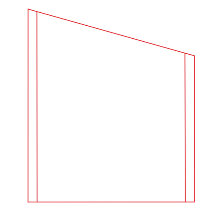 Jade-Glas Trophäe Gold 6768-L - Klar Gold / 18 cm / Laser-Gravur