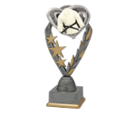 Judo Pokal PFS_006 - 22.5 cm / Silber Mehrfarbig