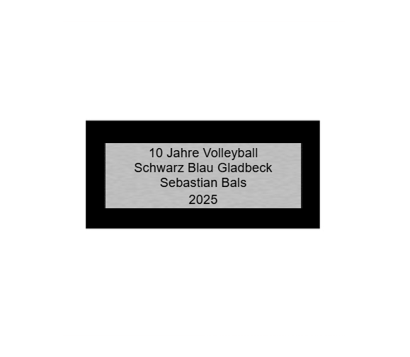 Holz Pokal Volleyball FG007 - 23 cm / Braun