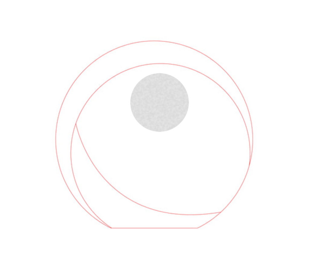 Laser-Gravur / Gefrostet / Klar / 16 cm
