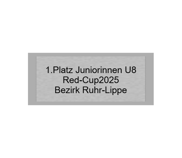 Gravurschild Silber selbstklebend - Silber / 60 x 25 mm