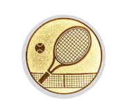 Glastrophäe 136-3 Schild & Emblem - 18 cm / Blau Spiegelglas