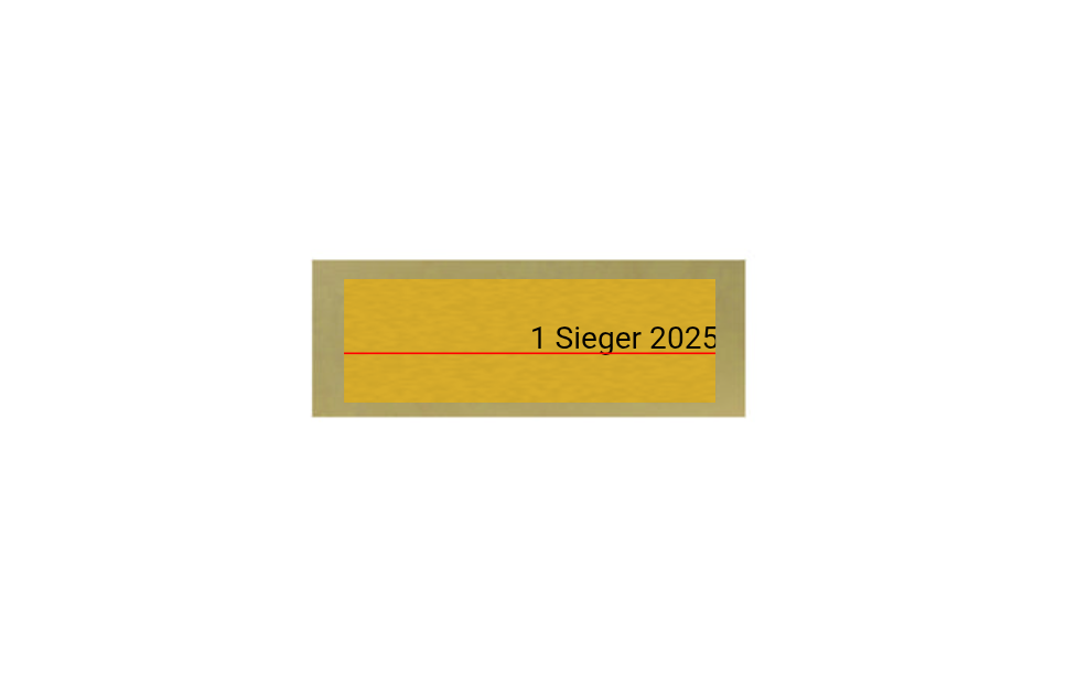 Holz Pokal Angeln FG010 - 19 cm / Schwarz Braun