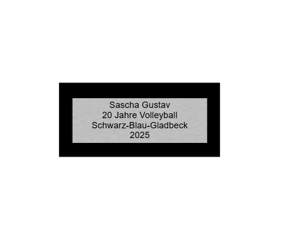 Holz Pokal Volleyball FG007 - 23 cm / Braun