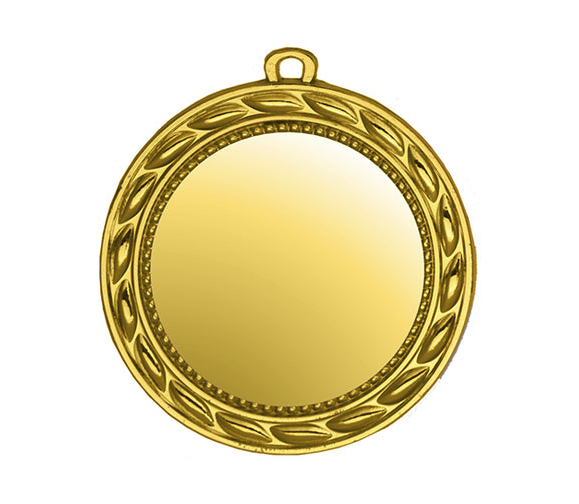 Medaille 9175 Ø 70 mm - Gold / 70mm