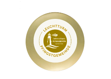 Glastrophäe 6825 Schild & Emblem - Gold / Transparent / 220x130mm