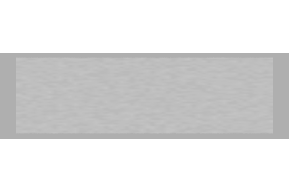 Klingelschild Silber selbstklebend - Silber / 47 x 14 mm