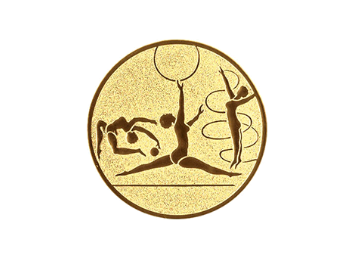 Glas Pokal 8805 blau Schild & Emblem - Silber Blau / 20 cm