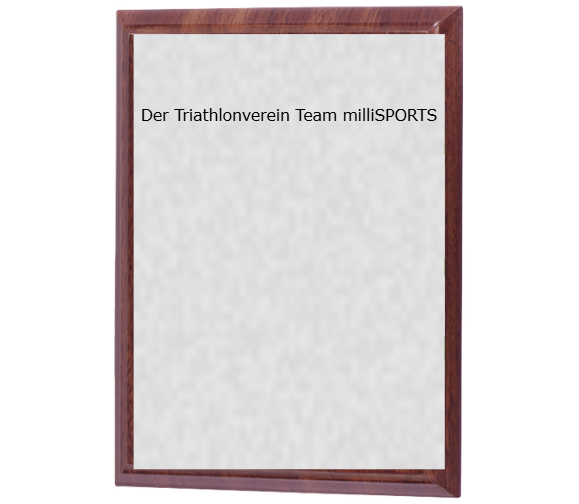 Holztafel H15 - mit Farbdruck auf Aluplatte - Braun / 300*225mm