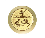 Kinder Pokal 1,2,3 FG731 - Gold Matt / 9.5 cm