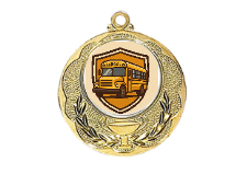 Medaille 028L Ø 40 mm - Gold / 50 mm