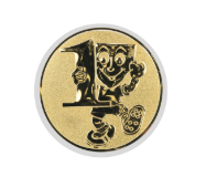 Glastrophäe 136-2 Schild & Emblem - Bunt / 13 cm