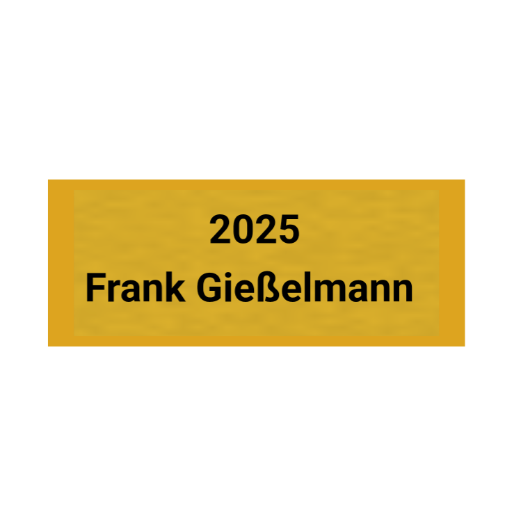 Gravurschild Gold selbstklebend - Gold / 50 x 20 mm