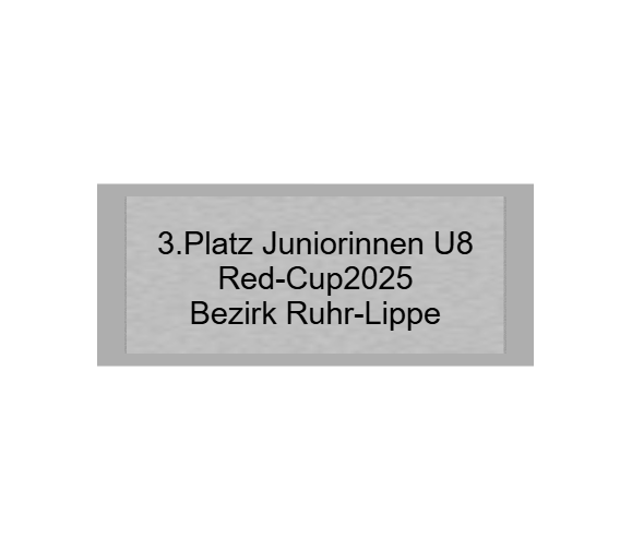 Gravurschild Silber selbstklebend - Silber / 60 x 25 mm