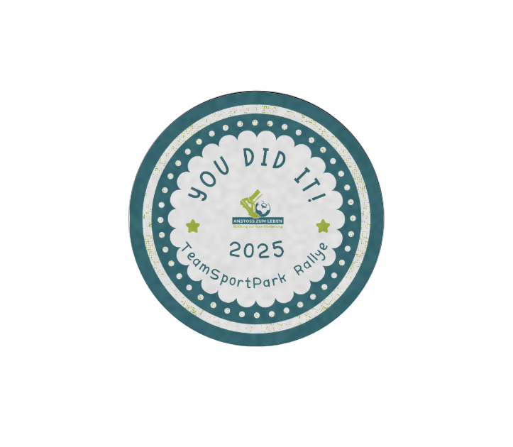 Druckembleme (selbstklebend) - 50 mm / Weiß