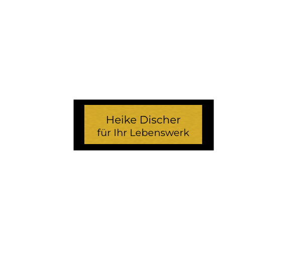 Classic Achievement Award - Matt Edition Gold - Gold / 205 mm