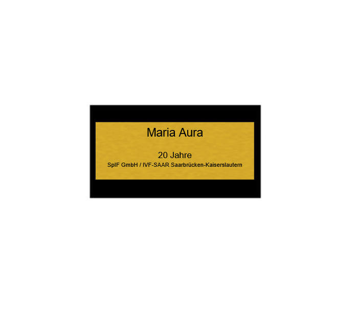 Hollywood Classic Award in Gold - Gold / 18 cm