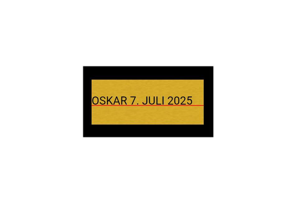 Hollywood Classic Award in Gold - Gold / 16 cm