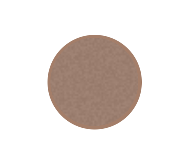 Aluminium-Emblem - 25 mm / Bronze/Alu