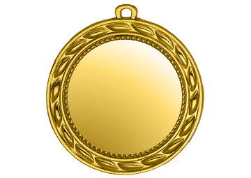 Medaille 9175 Ø 70 mm - Gold / 70mm