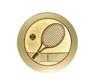 Glasmedaille 67364 Ø 70mm - Gold / 70 mm