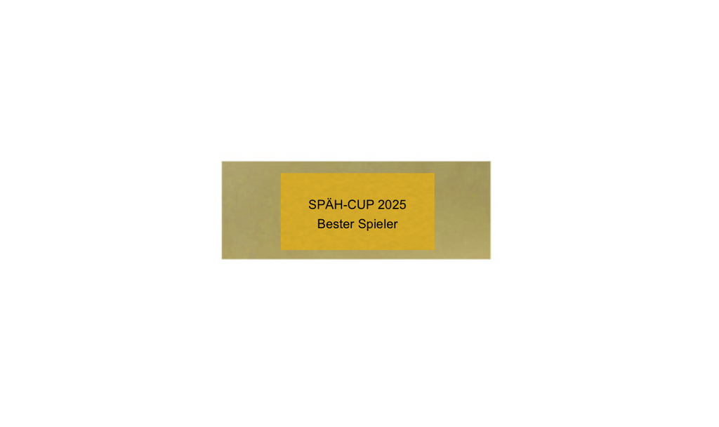 Fußballschuh 8352 - Gold / 17x20 cm