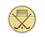 Glas Pokal 8805 blau Schild & Emblem - Silber Blau / 20 cm