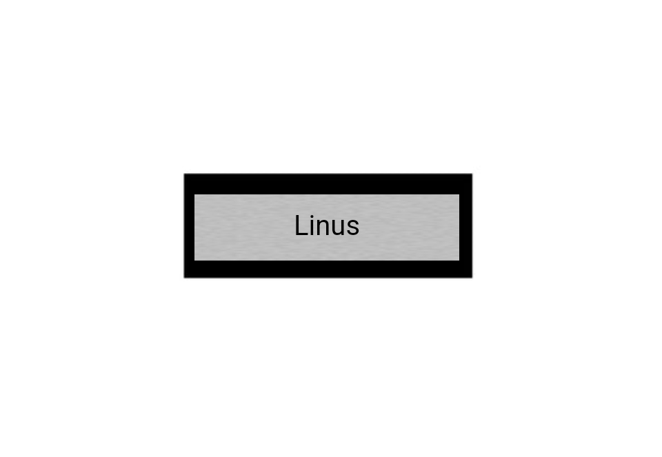 Fußballfigur Kicker P20 - Silber / Schwarz / 10.5 cm / SM