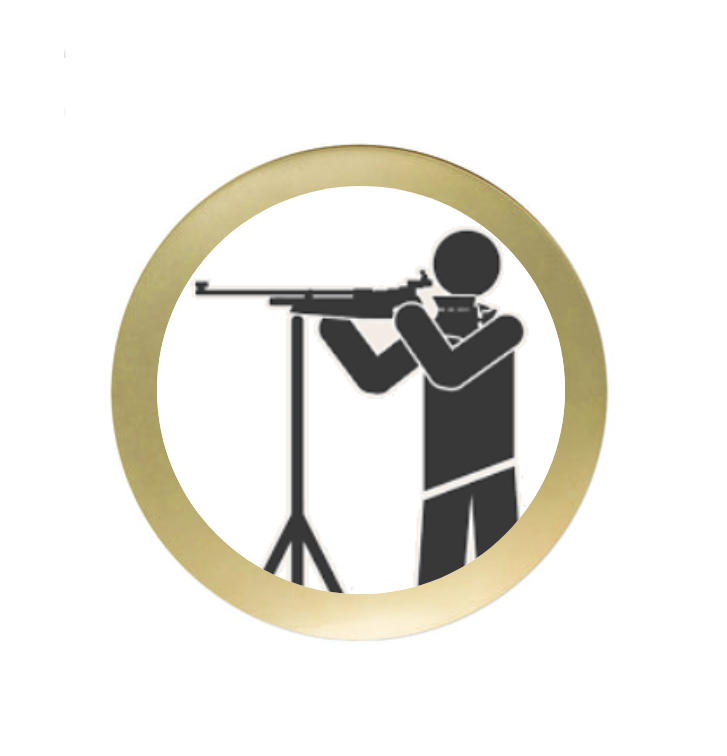 Ehrentafel G55 - Blau / Gold / 200x150 mm