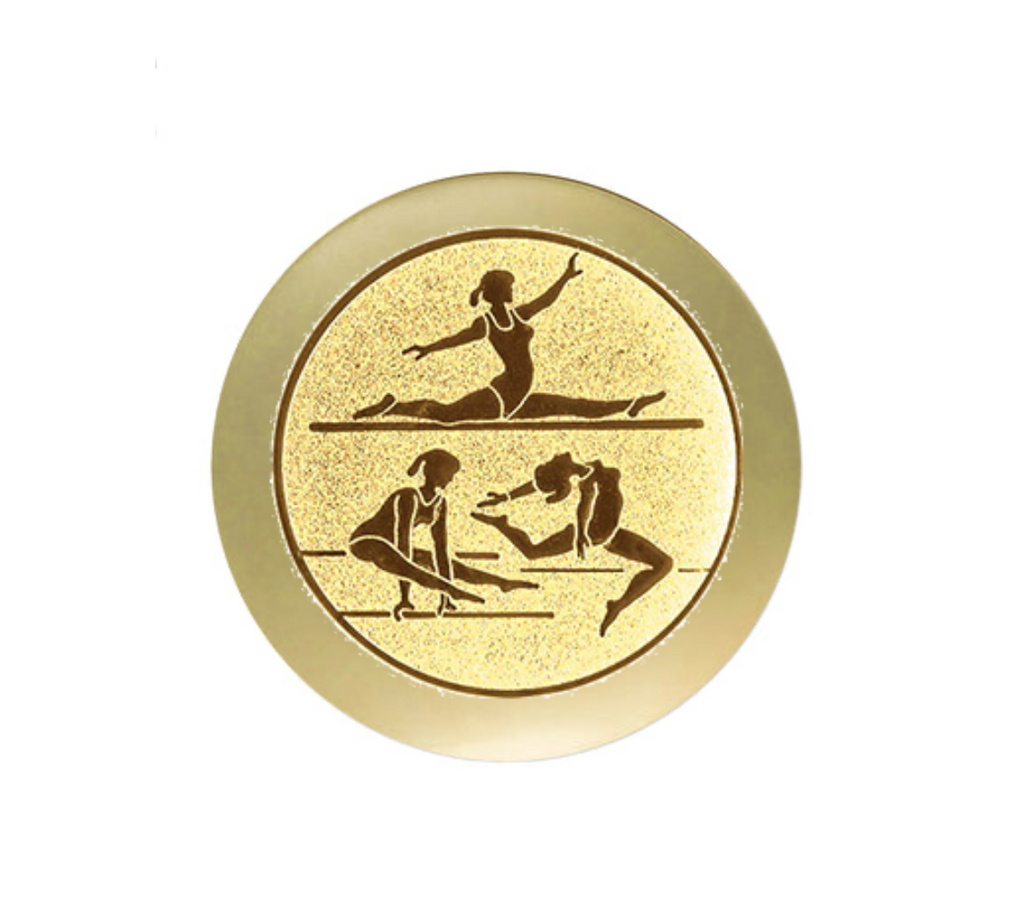 Kinder Pokal 1,2,3 FG731 - Gold Matt / 9.5 cm