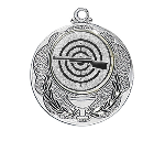 Medaille 028L Ø 40 mm - Silber / 50 mm