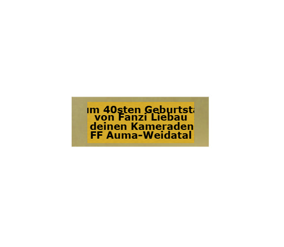 Glas Pokal Feuerwehr FG039 - 19 cm / Transparent Schwarz