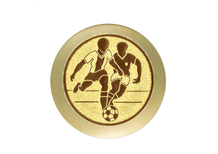 Fußballpokal 3939 - Altgold / 27 cm