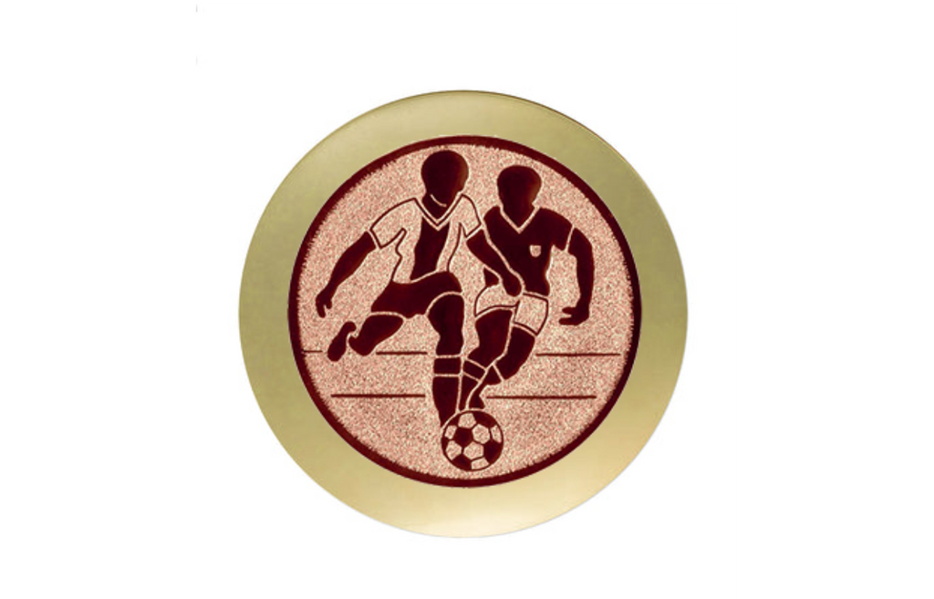 Fußballpokal 3939 - Altgold / 17 cm