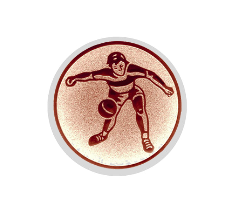 Glas Pokal 137-1 Schild & Emblem - Gold / 19 cm