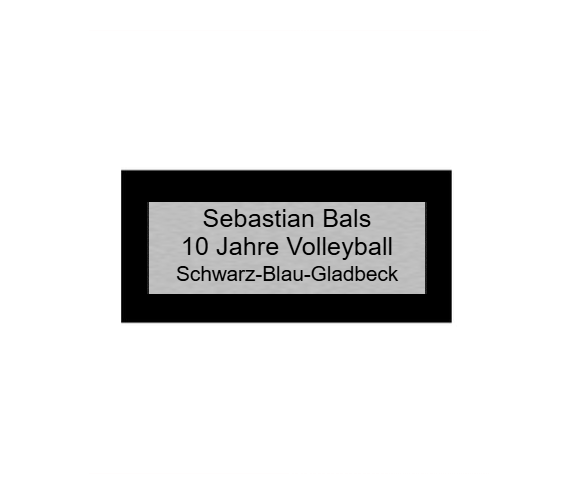 Holz Pokal Volleyball FG007 - 23 cm / Braun