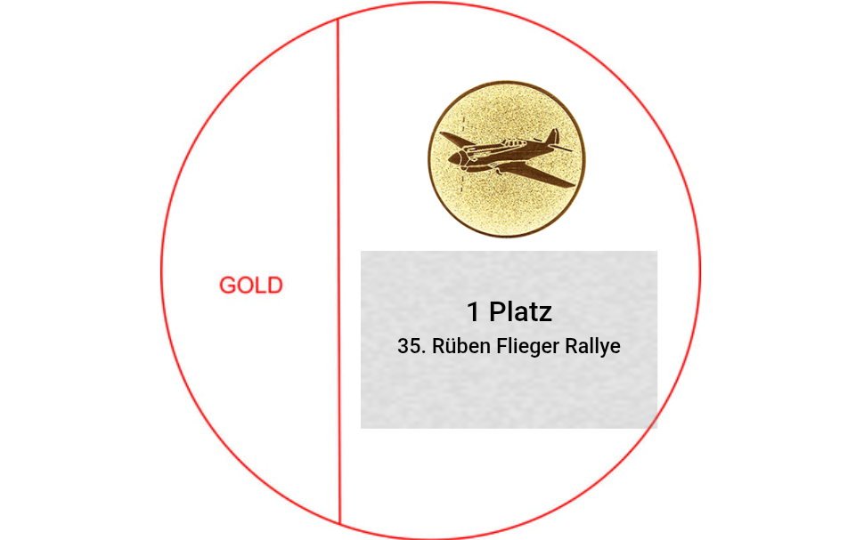 Glas Pokal 171-5 Lasergravur - Transparent / 21 cm / Gold / Laser-Gravur