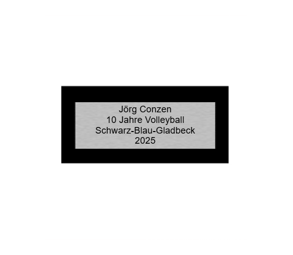 Holz Pokal Volleyball FG007 - 23 cm / Braun