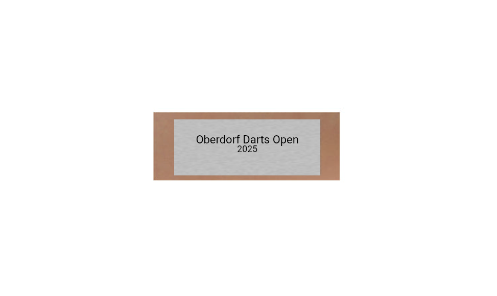 Glas Pokal Dart FG011 - 15 cm / Transparent Schwarz