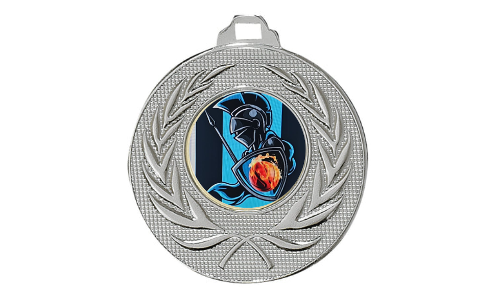 Medaille 098L Ø 50 mm - Silber / 50 mm