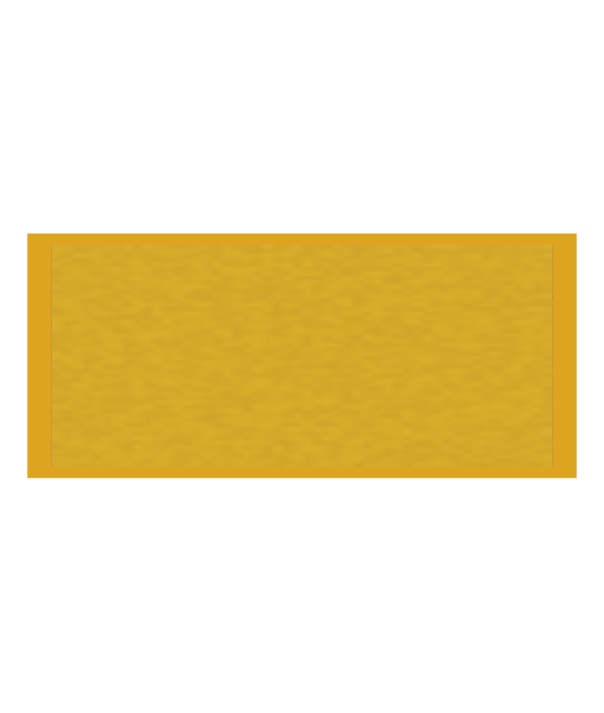 Gravurschild Gold selbstklebend - Gold / 45 x 20 mm