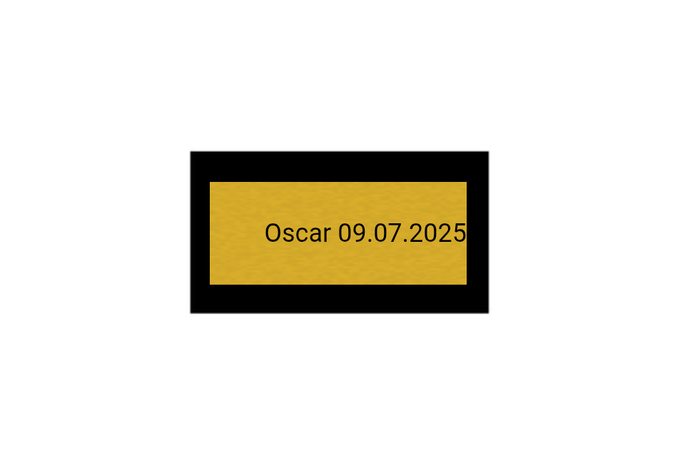 Hollywood Classic Award in Gold - Gold / 16 cm