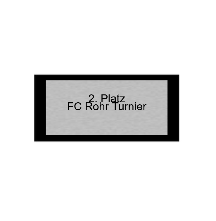 Fußballpokal 87-0 - Gold Schwarz / 39 cm