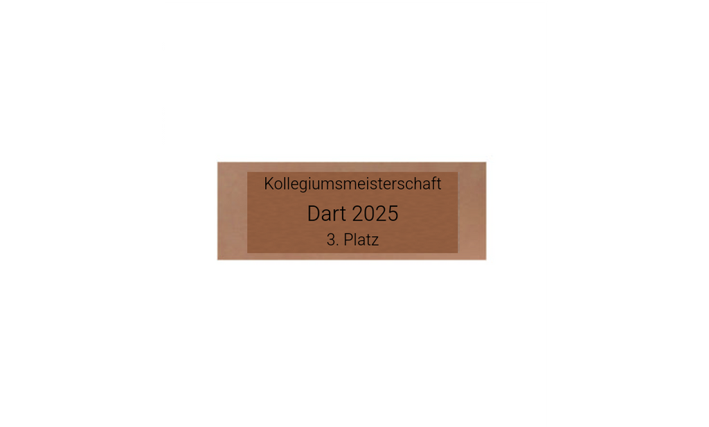 Glas Pokal Dart FG011 - 15 cm / Transparent Schwarz