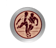 Fußballpokal 3949 - 11,5 cm / Silber Gold