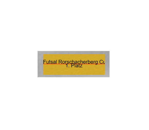 Fußball Pokal FG401 - Silber Mehrfarbig / 30 cm