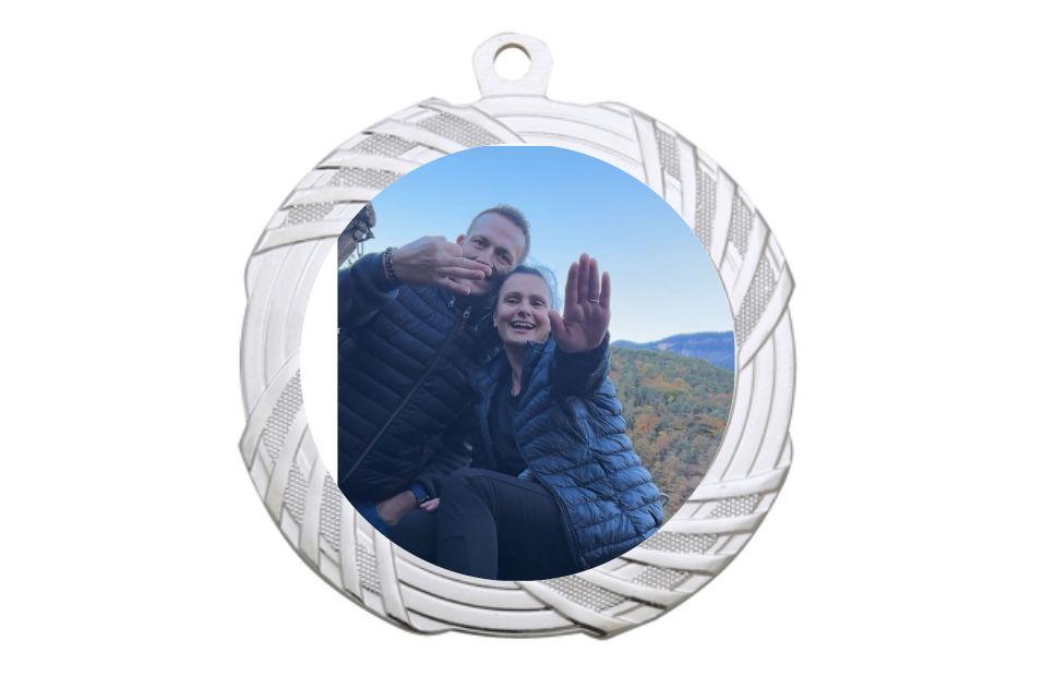 Medaille BS.ME95 Ø 70 mm - Silber / 70 mm