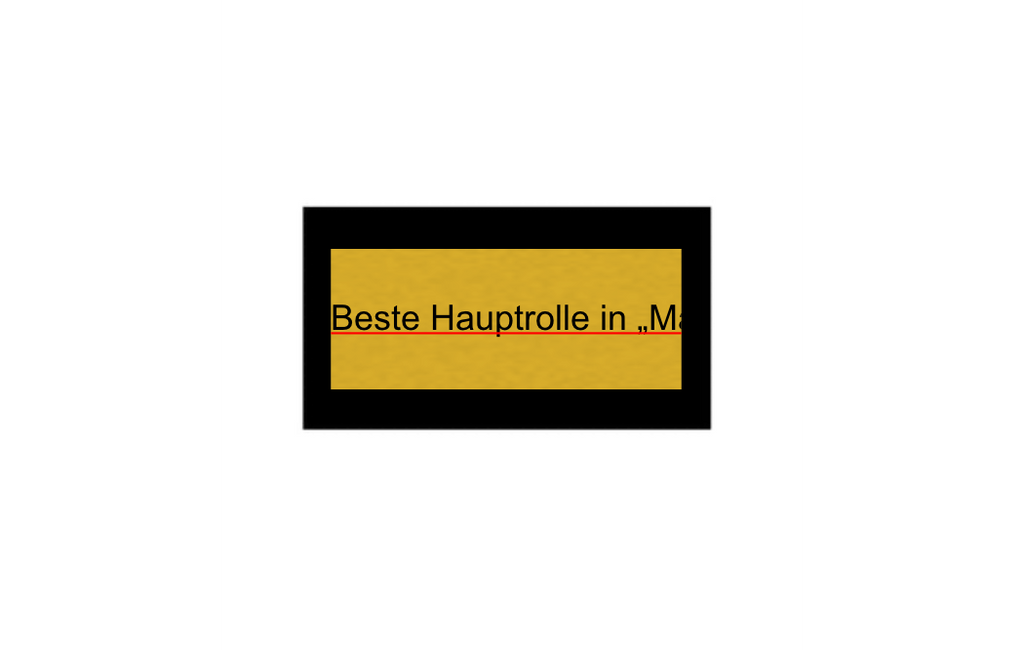 Hollywood Classic Award in Gold - Gold / 16 cm