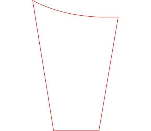 Glas Pokal GL.026-L - 29 cm / Transparent Schwarz / Laser-Gravur